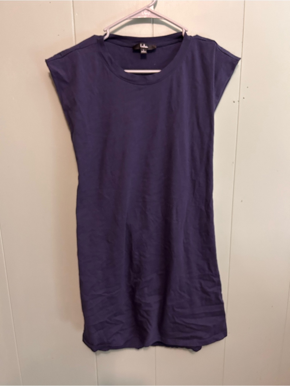 Lulu's Deep Purple Sleeveless Shift Midi Dress